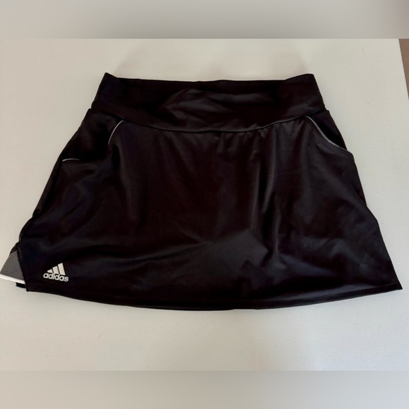 Adidas Climalite Tennis Skirt Skort Black - Picture 1 of 7